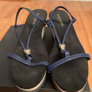 Emporio Armani platform sandals